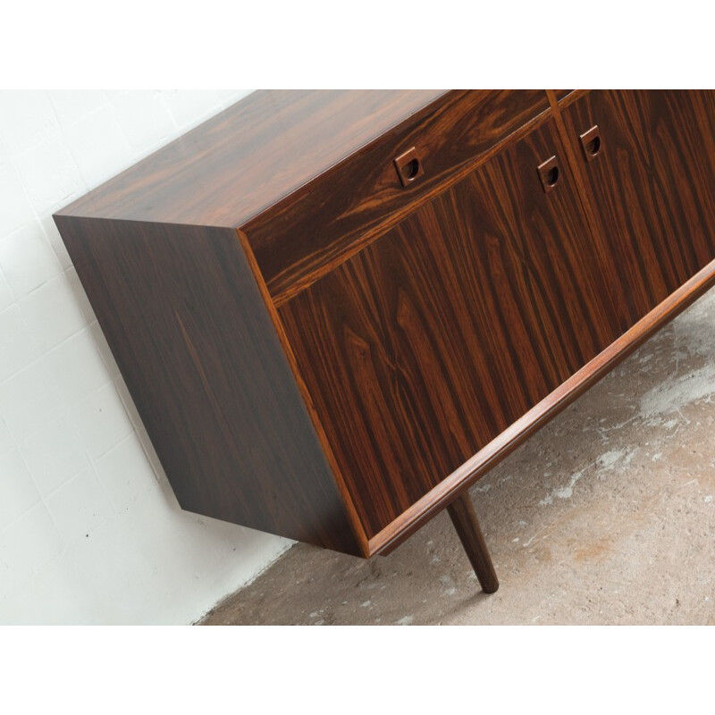 Danish cupboard with 2 doors and 2 drawers in rosewood by Brouer - 1960s