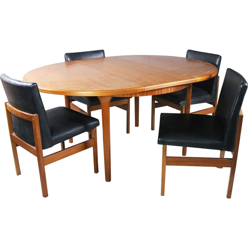 Vintage dining set in teak - 1970s