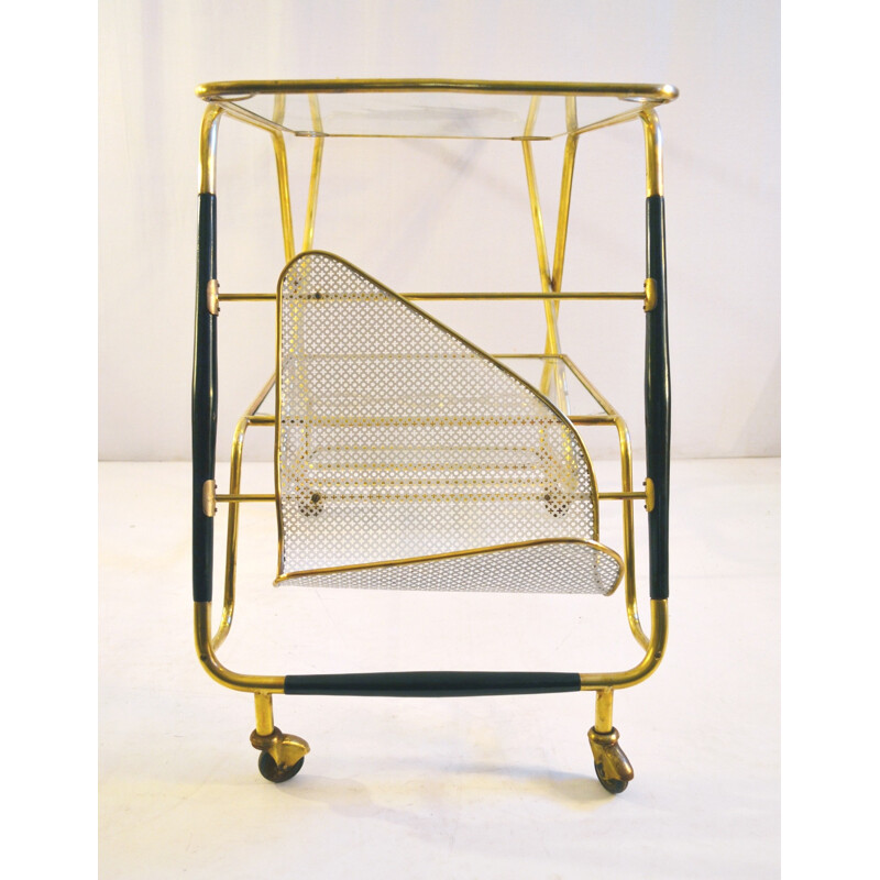 Large Bar Cart by Cesare Lacca, Italy - 1950s