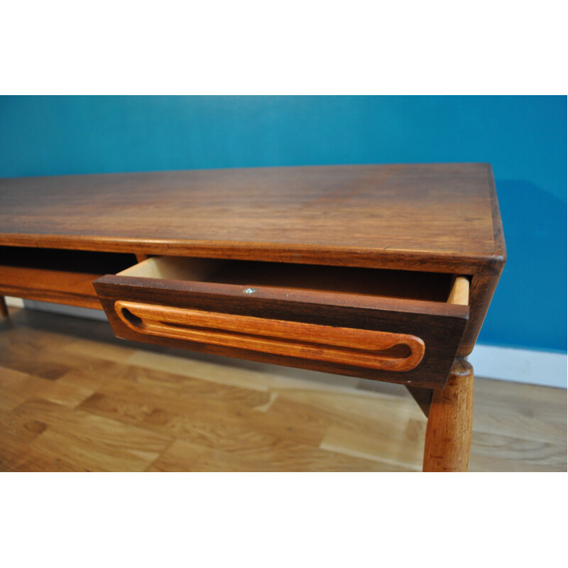 Teak coffee table by Johannes Andersen - 1950s