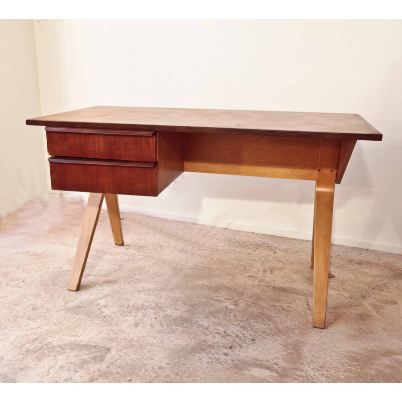 Vintage EB02 desk by Cees Braakman for Pastoe - 1950s