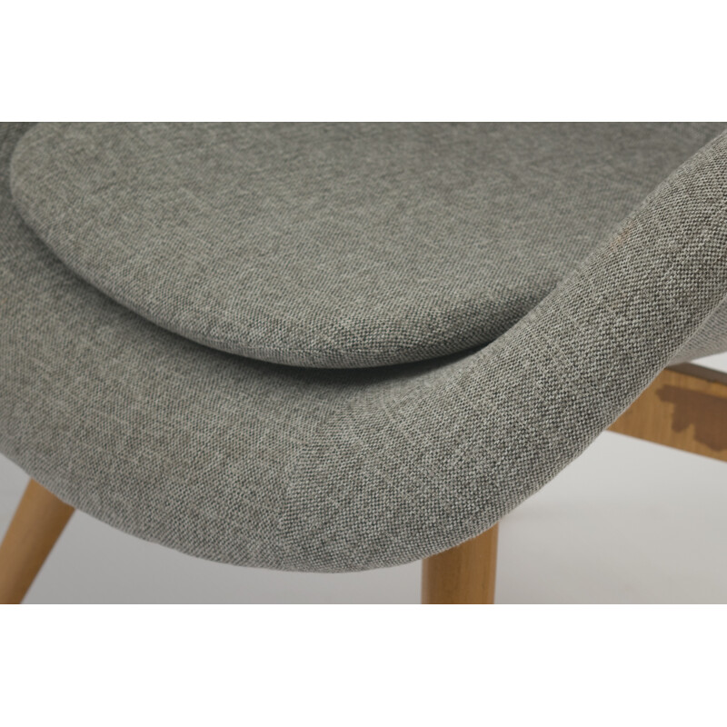 Vintage "jirák" grey chair by František Navrátil - 1960s