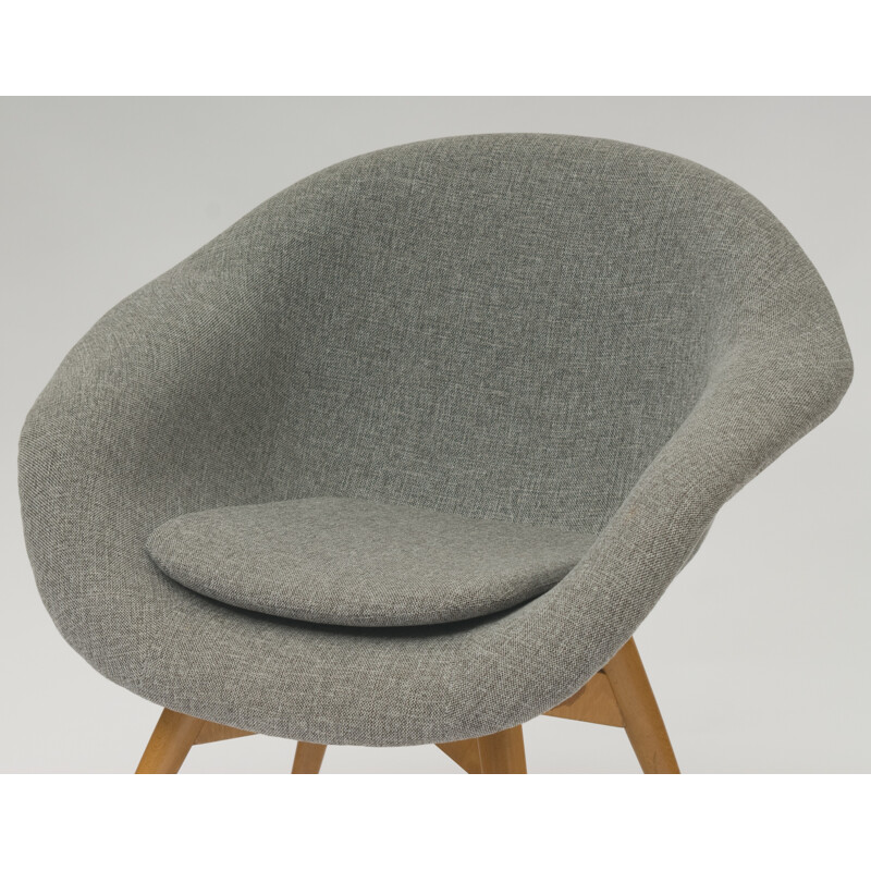 Vintage "jirák" grey chair by František Navrátil - 1960s