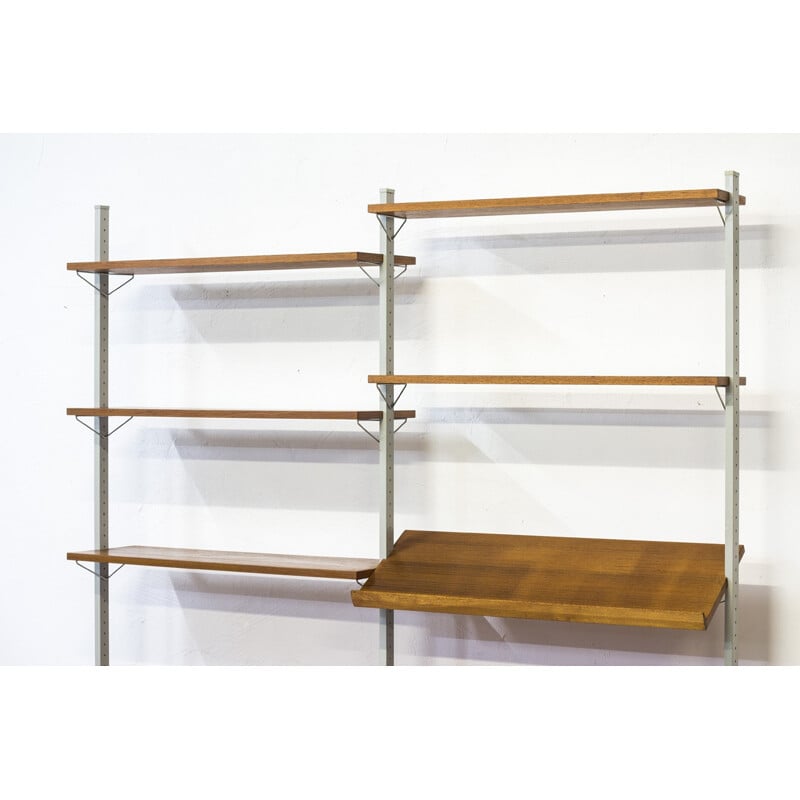 Freestanding Teak Shelving System by Olle Pira for String System - 1960s