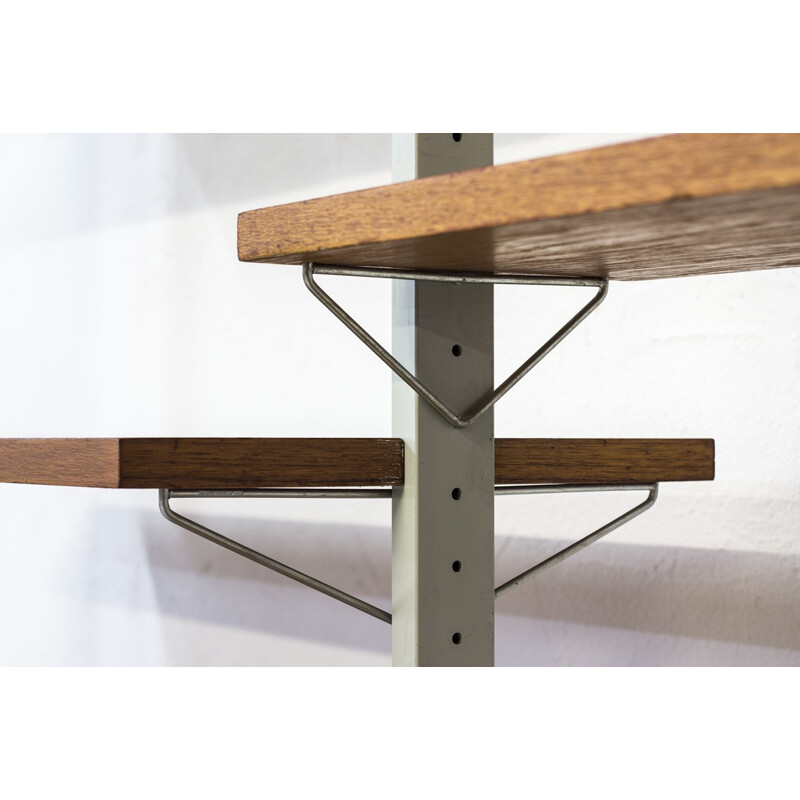 Freestanding Teak Shelving System by Olle Pira for String System - 1960s