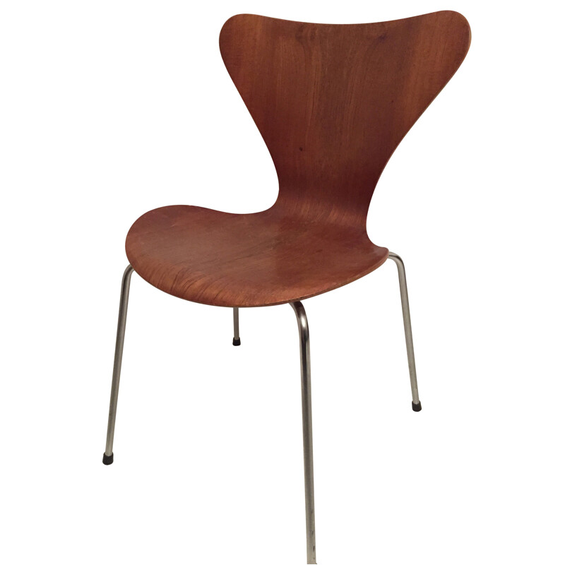 Chair "Series 7" in teak, Arne JACOBSEN - 1960s