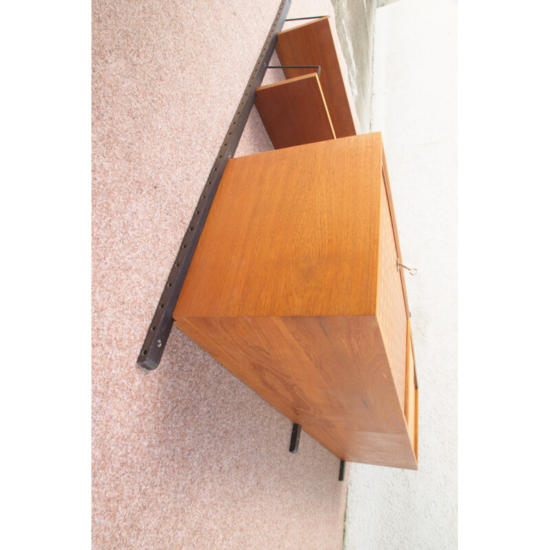 Teak shelf wall unit by Poul Cadovius for Cado - 1960s