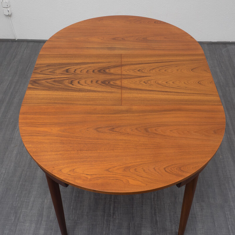 Dining table with four chairs "Roundette", Hans OLSEN - 1950s
