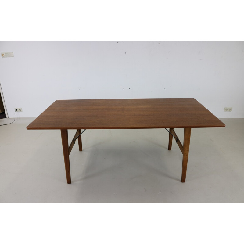 Danish teak and oak dinner table by Børge Mogensen - 1950s