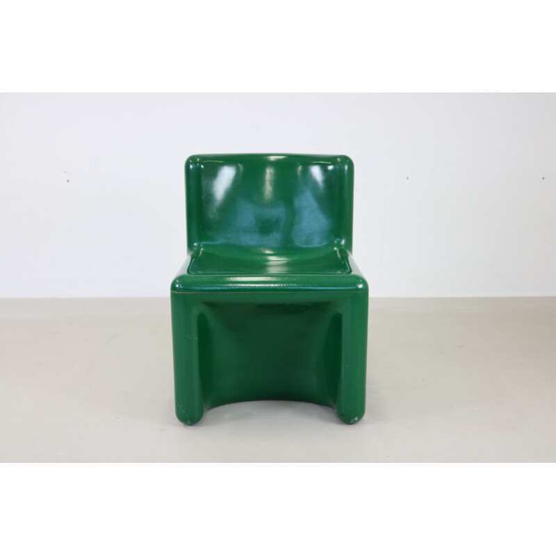 Kembo Green Polyester chair by Just Meijer - 1970s