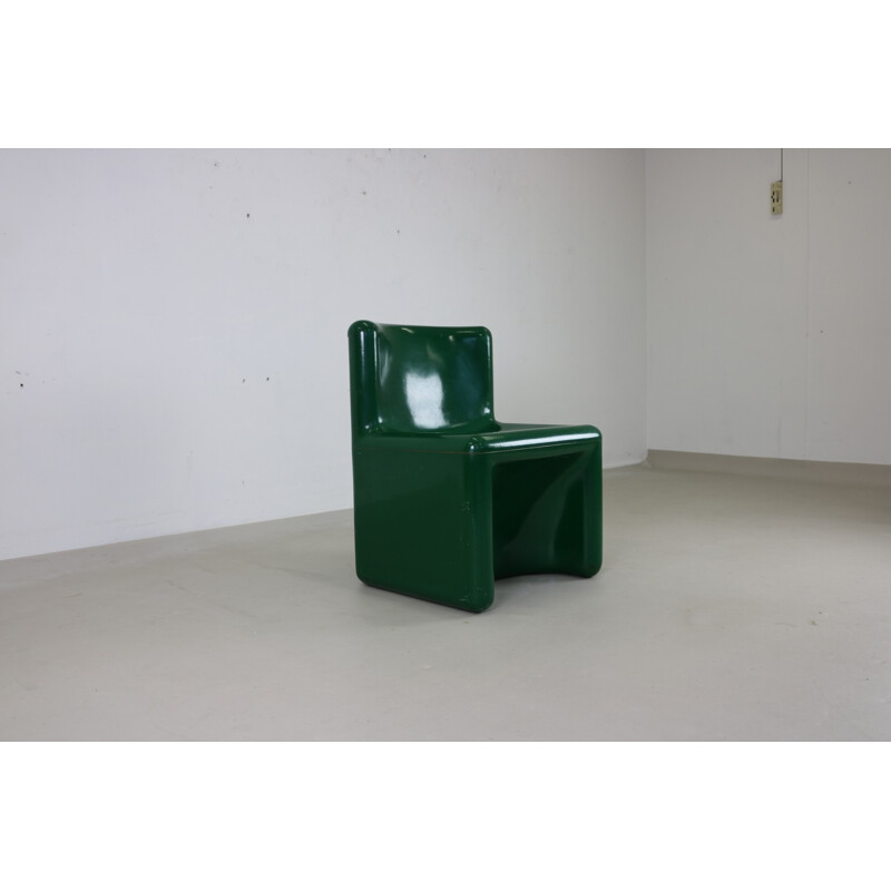 Kembo Green Polyester chair by Just Meijer - 1970s