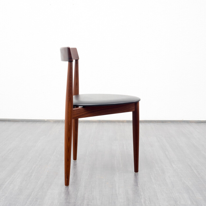 Dining table with four chairs "Roundette", Hans OLSEN - 1950s