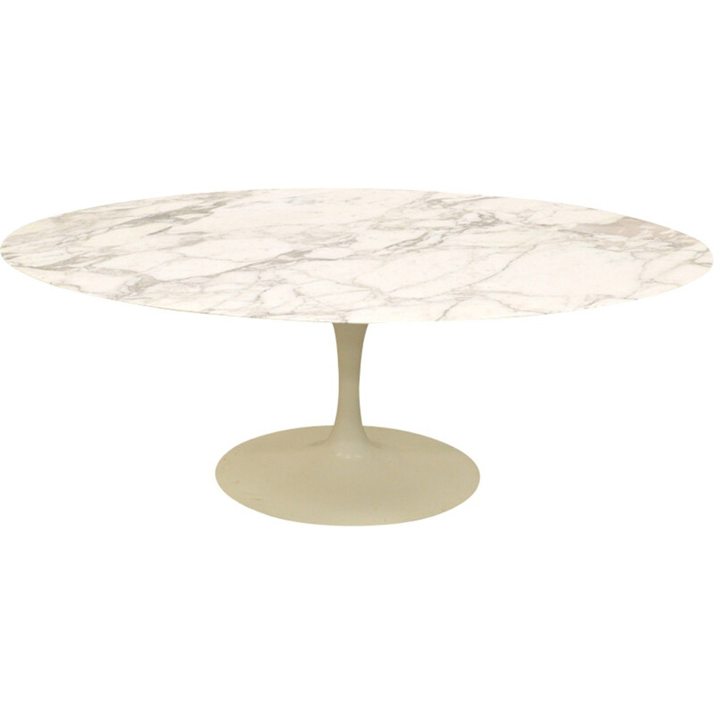 Eero Saarinen Oval Marble Dining Table for Knoll International - 1990s