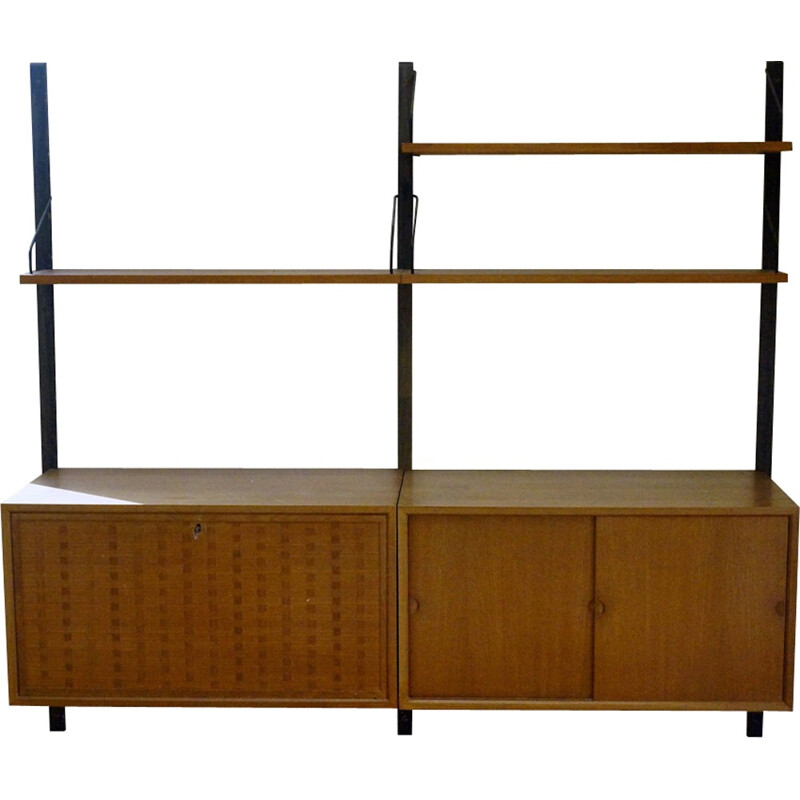 Teak shelf wall unit by Poul Cadovius for Cado - 1960s