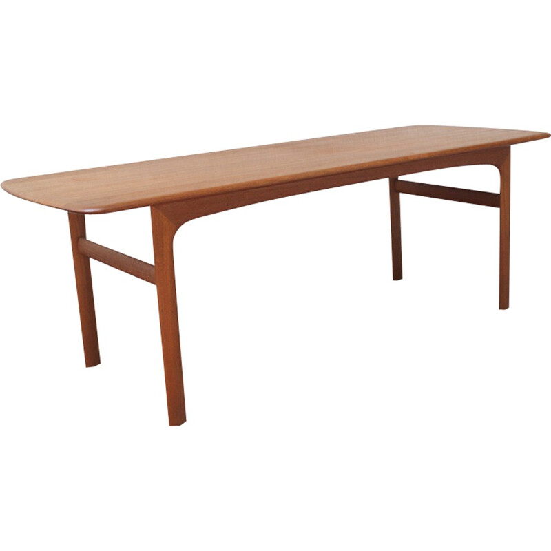 Teak coffee table by A. Halvorsen for Rasmus Solberg - 1960s
