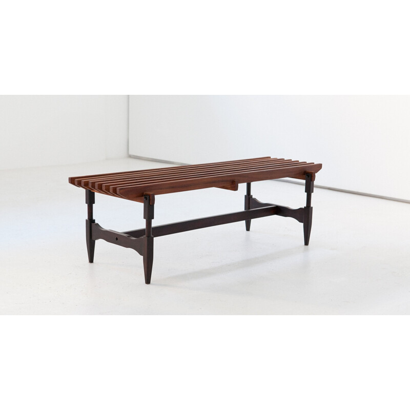 Vintage Italian Wooden Bench - 1950s