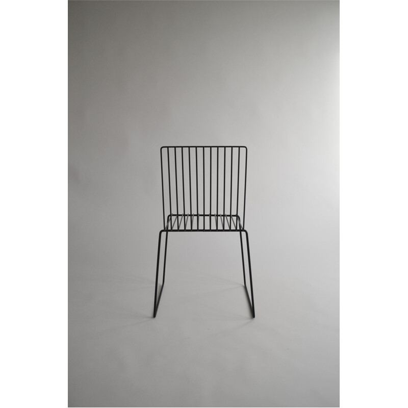 Pair of "Stackable" chairs from the Fil series by François Arnal for Atelier A - 1970s