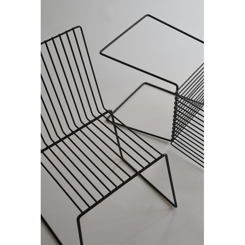 Paire de chaises "Empilable" de la série Fil par François Arnal pour Atelier A - 1970