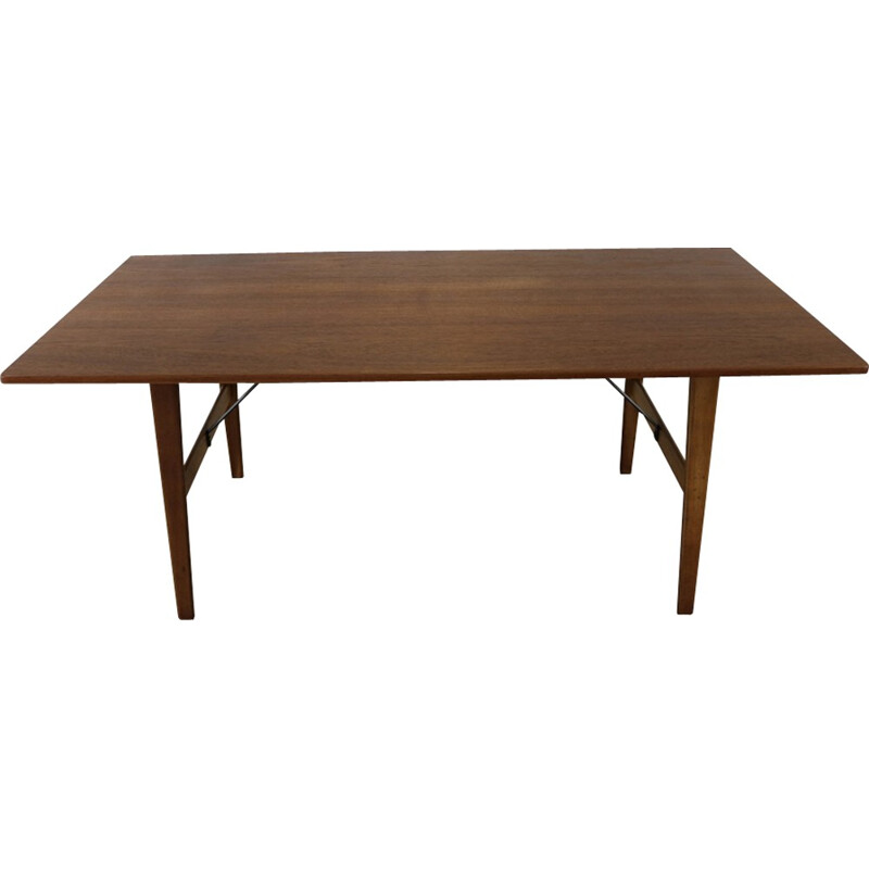 Danish teak and oak dinner table by Børge Mogensen - 1950s