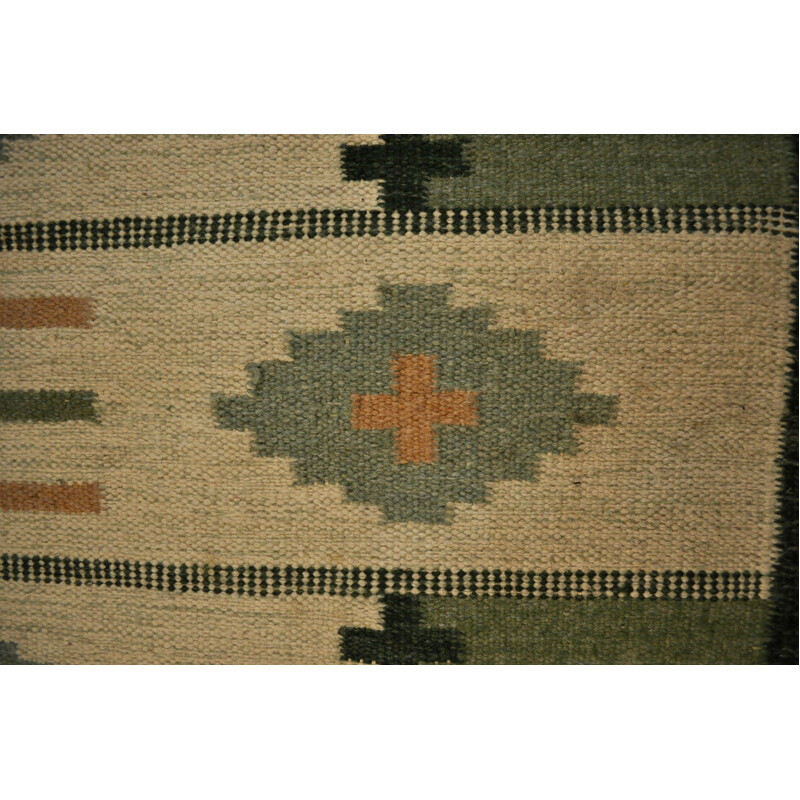 Vintage Scandinavian carpet Rollakan - 1950s