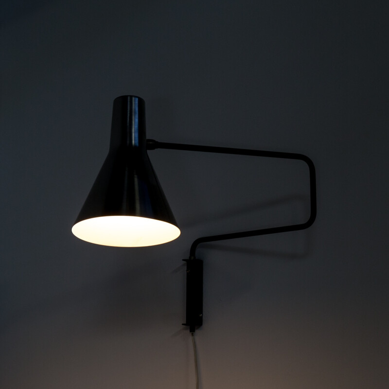 Wall lamp by J.J.M. Hoogervorst ‘elbow’ for Anvia - 1950s