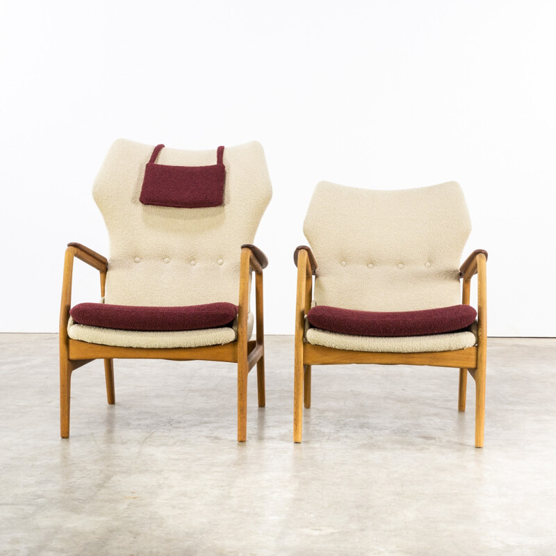Pair of Aksel Bender Madsen armchairs for Bovenkamp - 1960s