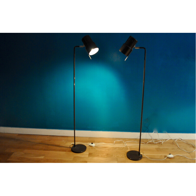 Pair of floor lamps G154 by Hans Agne Jakobsson - 1950s