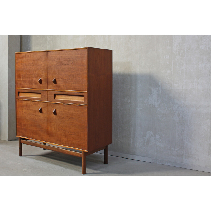 British Teak Drinks Cabinet - 1960s