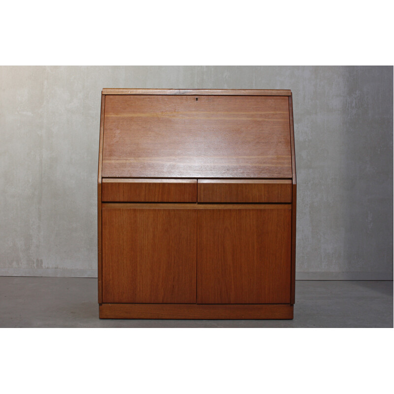 English Teak Secretaire - 1960s