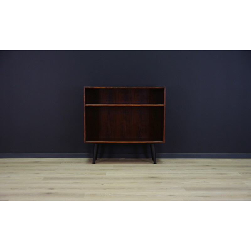 Vintage Danish Rosewood Bookcase - 1970s