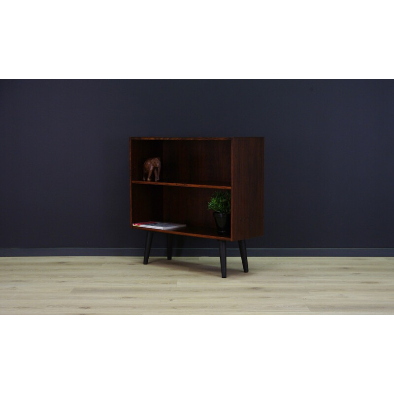 Vintage Danish Rosewood Bookcase - 1970s