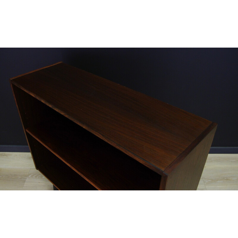 Vintage Danish Rosewood Bookcase - 1970s