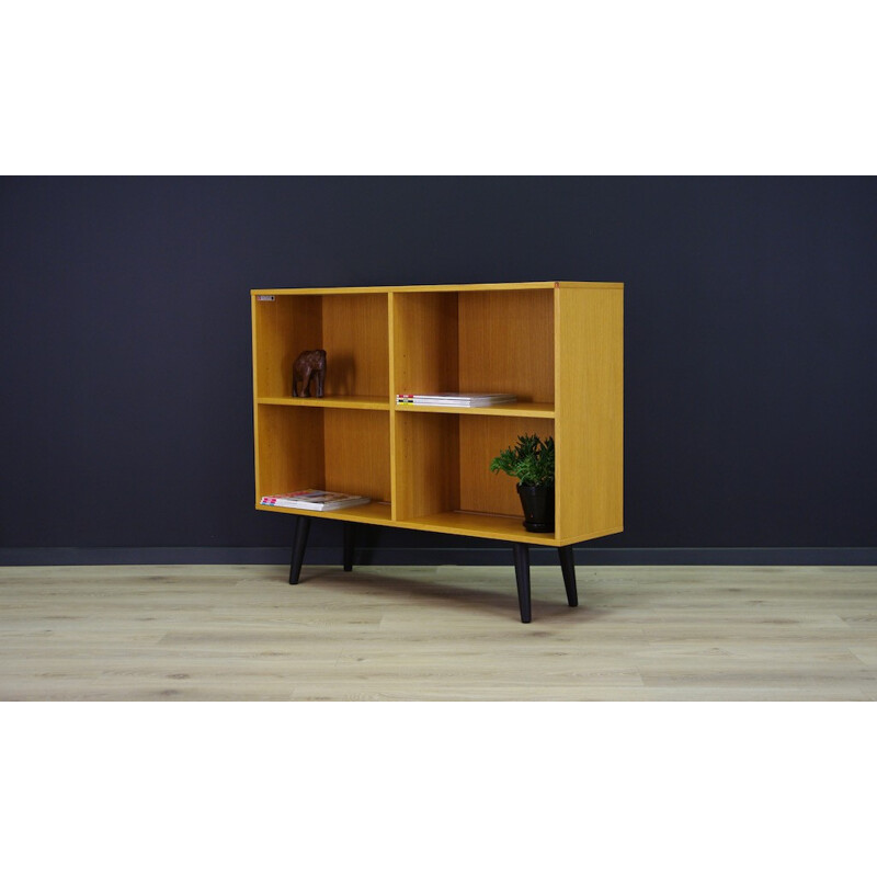Bibliothèque minimaliste en frêne de cendres de conception danoise pour Systhem B8 - 1970