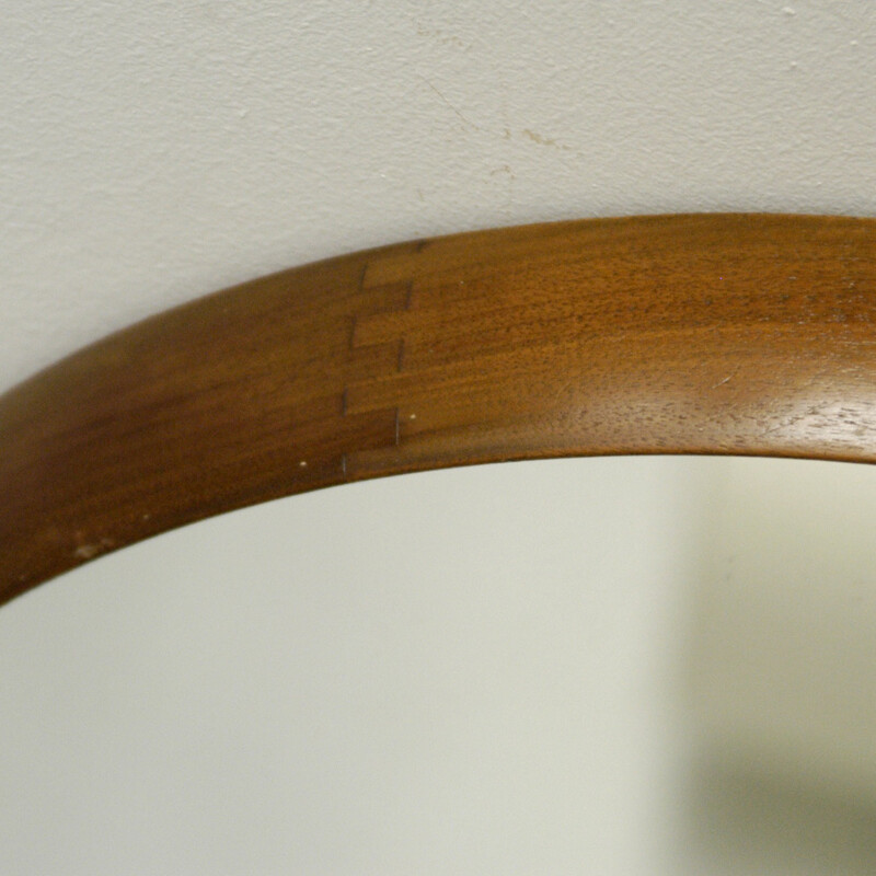 Danish Modern Circular Wall Miror - 1960s