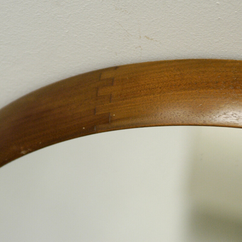 Espejo de pared circular moderno danés - 1960