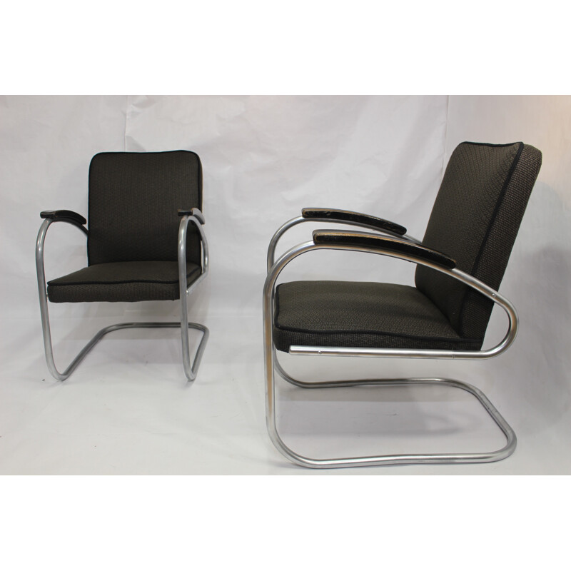 Pair of Cantilever Armchair, Model RS7 by Mauser Werken - 1930s