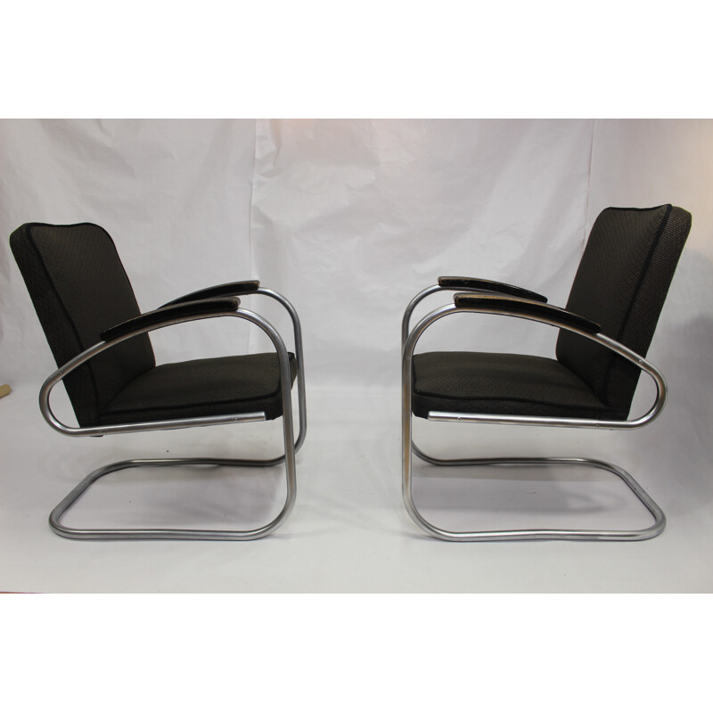 Pair of Cantilever Armchair, Model RS7 by Mauser Werken - 1930s