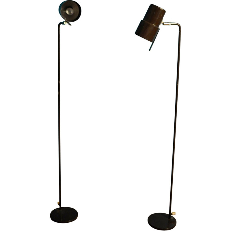 Pair of floor lamps G154 by Hans Agne Jakobsson - 1950s