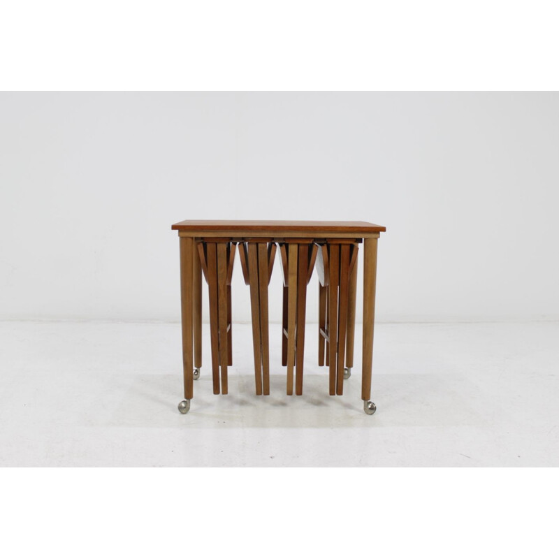 Set of Mid Century Nesting Tables, Designed by Poul Hundevad - 1960s