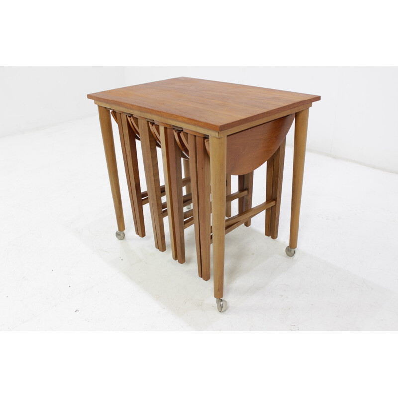 Suite de Tables Gigognes Vintage par Poul Hundevad - 1960