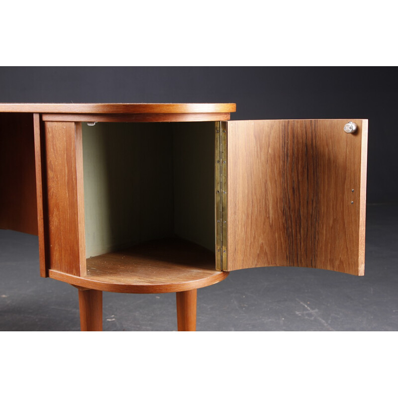 Danish desk in teak, Kaï KRISTIANSEN - 1960s