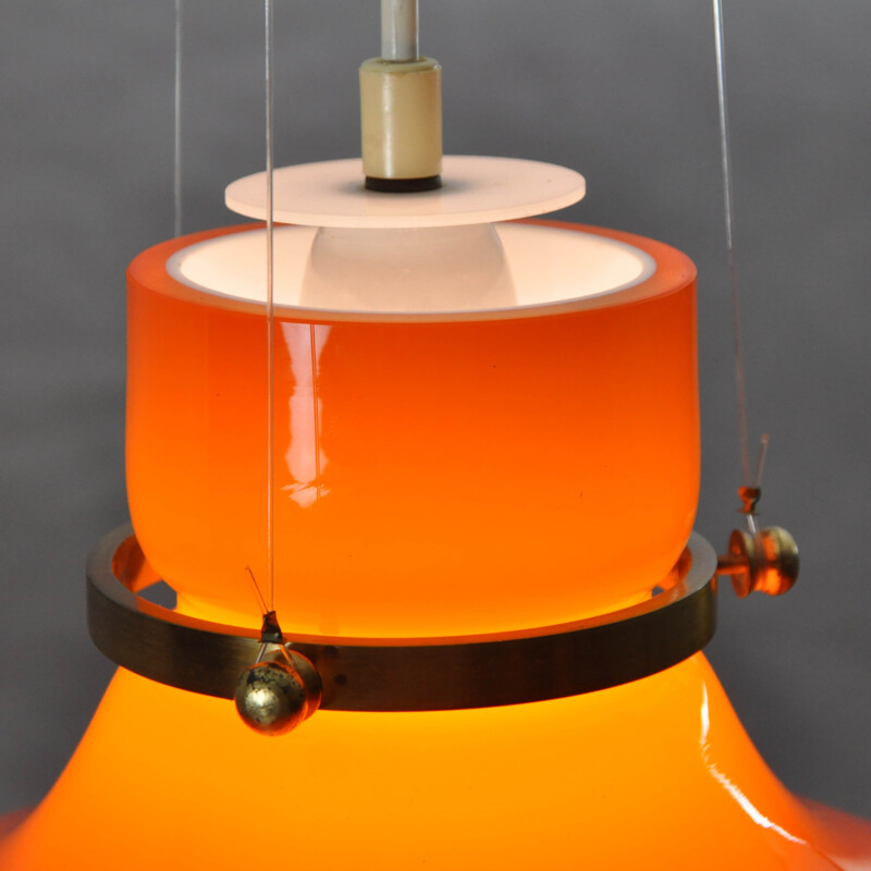 Suspension vintage Orange - 1960