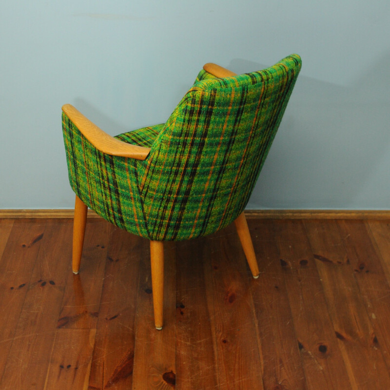 Vintage Danish Green Armchair - 1960s