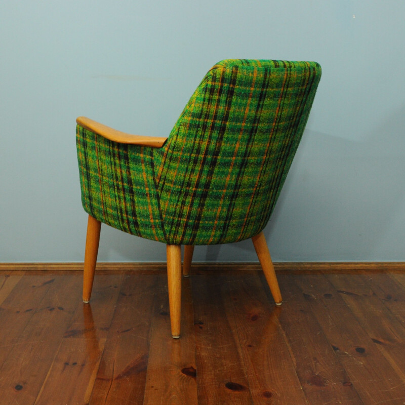 Vintage Danish Green Armchair - 1960s