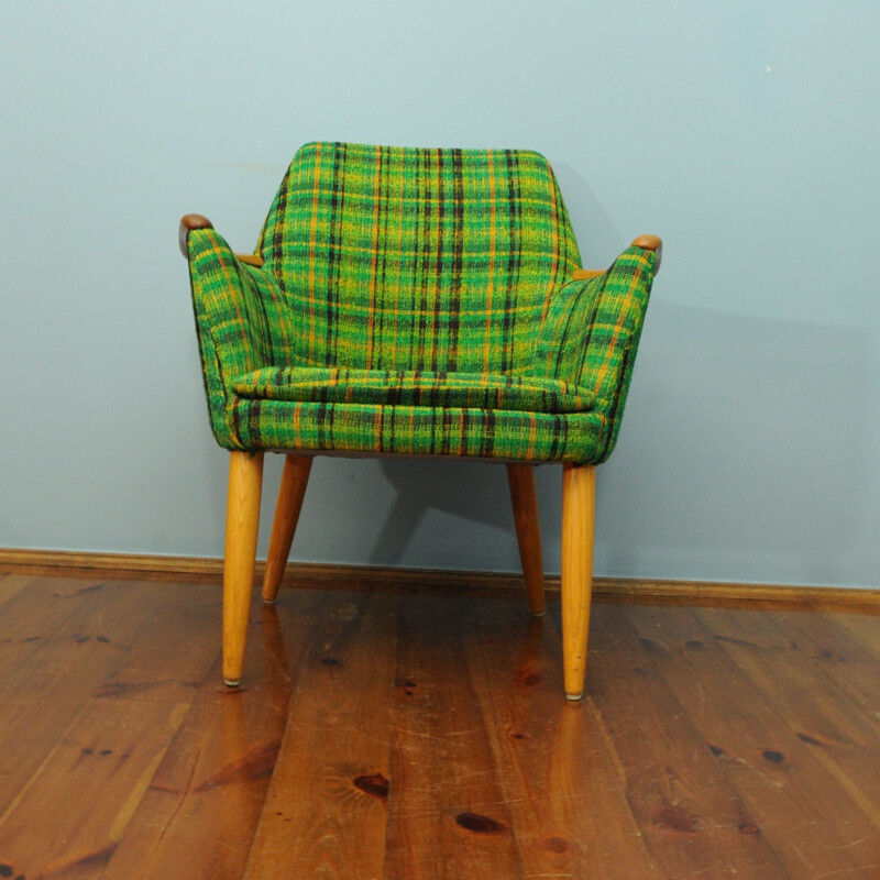 Vintage Danish Green Armchair - 1960s