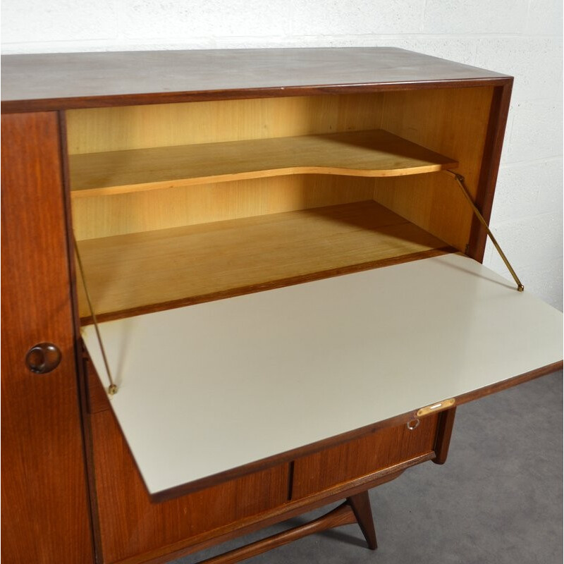 Bar Cabinet by Louis Van Teeffelen for Wébé - 1960s