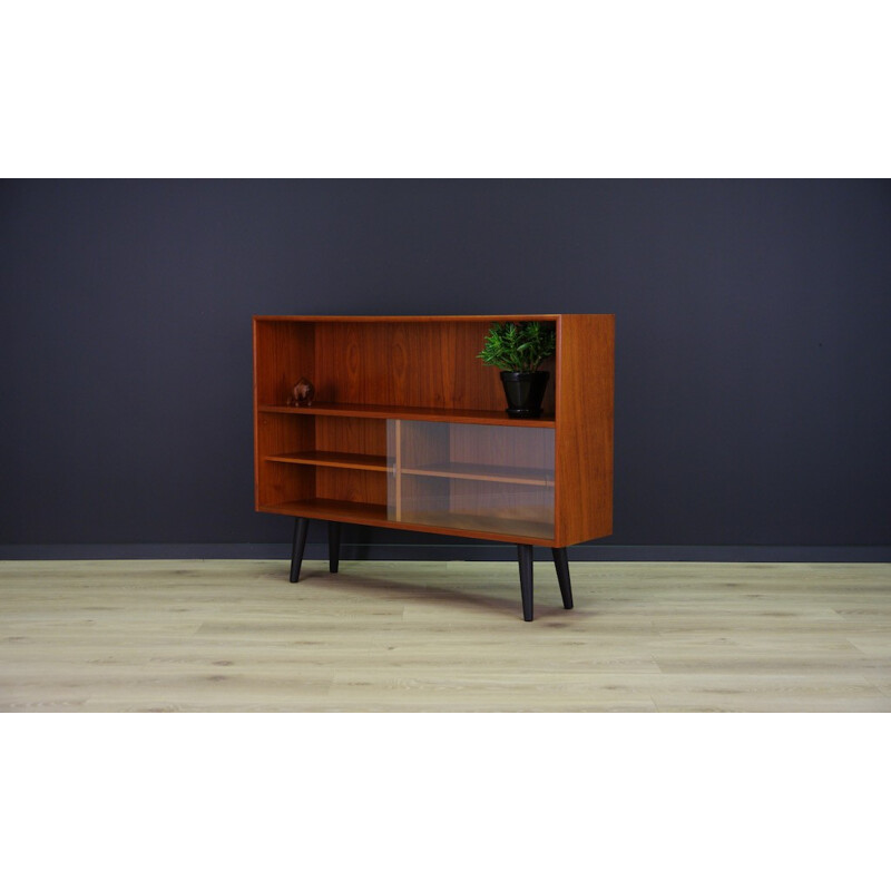 Danish Teak Bookcase - 1970s 