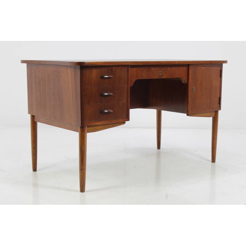 Danish teak writing desk - 1960s 