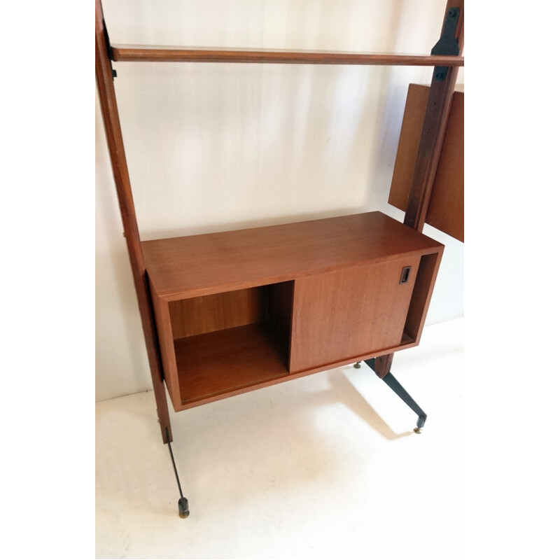 Mid-Century Italian Bookshelf in Teak - 1950s