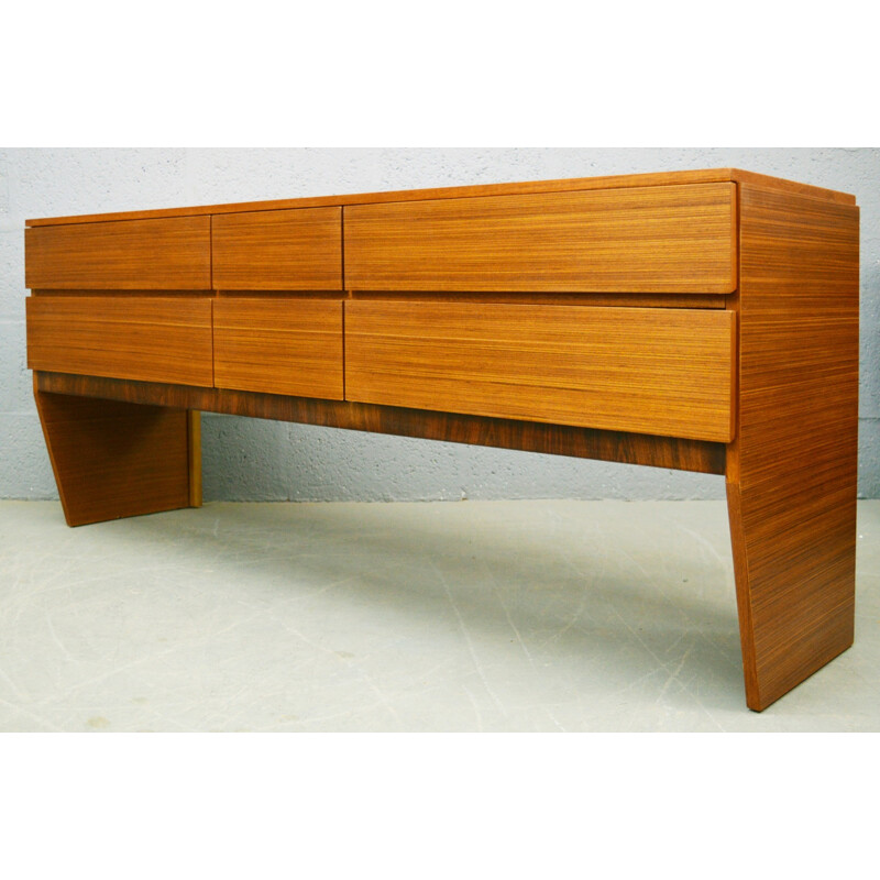 Mid-Century Teak Chest of Drawers - 1960s